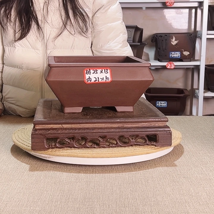 紫砂花盆紫砂花盆