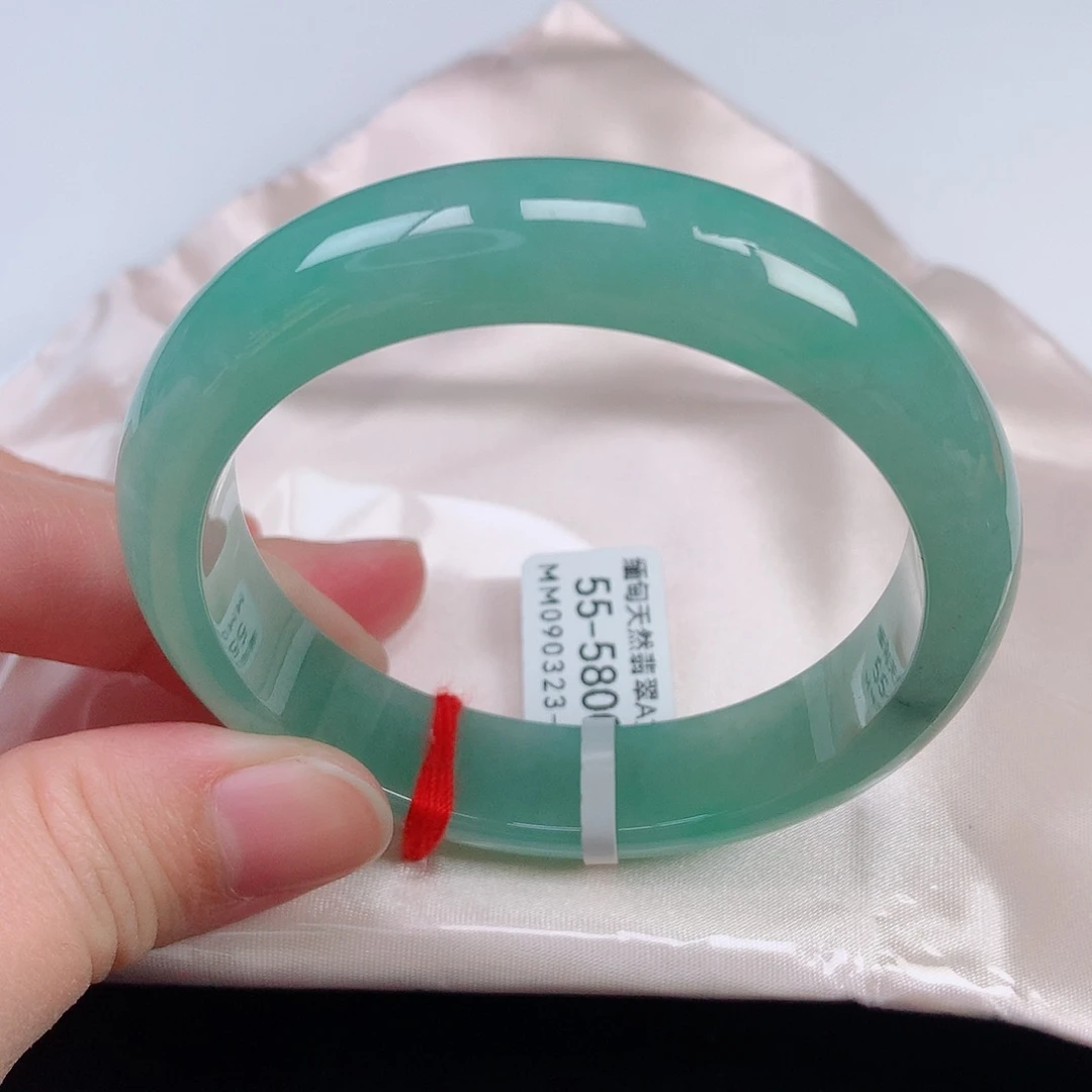 未镶嵌手镯翡翠55正圈