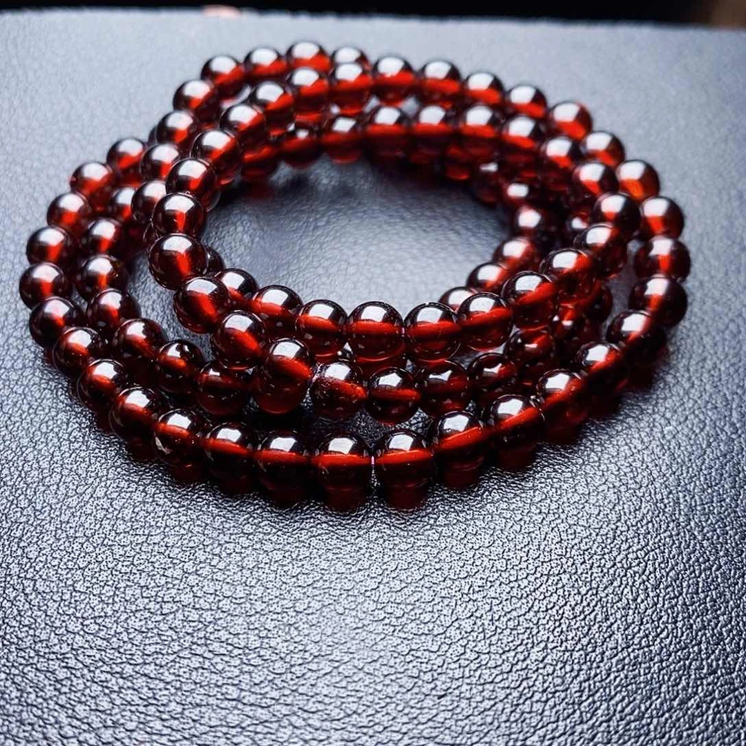 未镶嵌手链石榴石云****李5.0 4圈毕业级