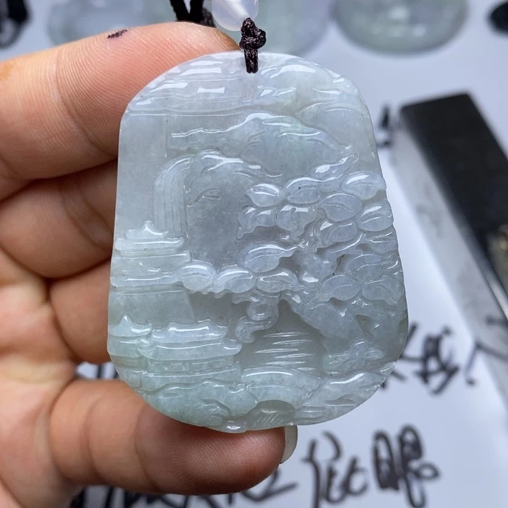 颈饰未镶嵌翡翠翡翠