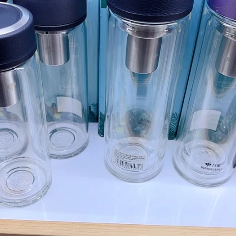 M***i万象玻璃双层V21S，520毫升皮纹