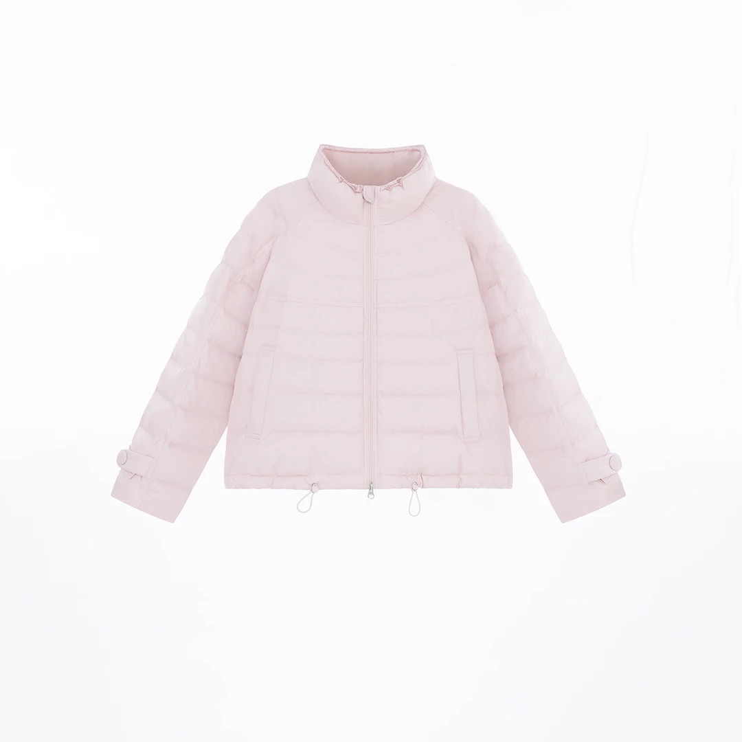 几里与麻 立领蓬松云感短款羽绒服 衣长65胸围145 2092542