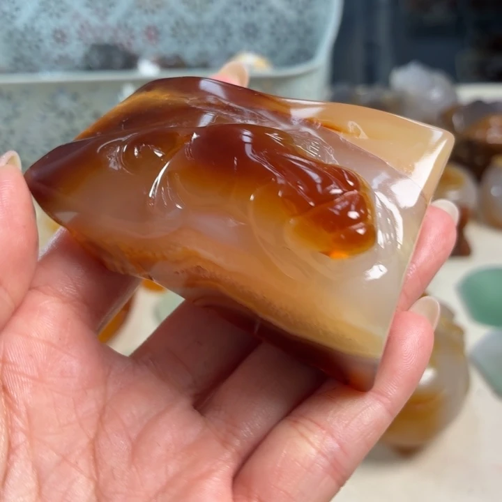 玛瑙/玉髓未镶嵌吊坠(不含链)