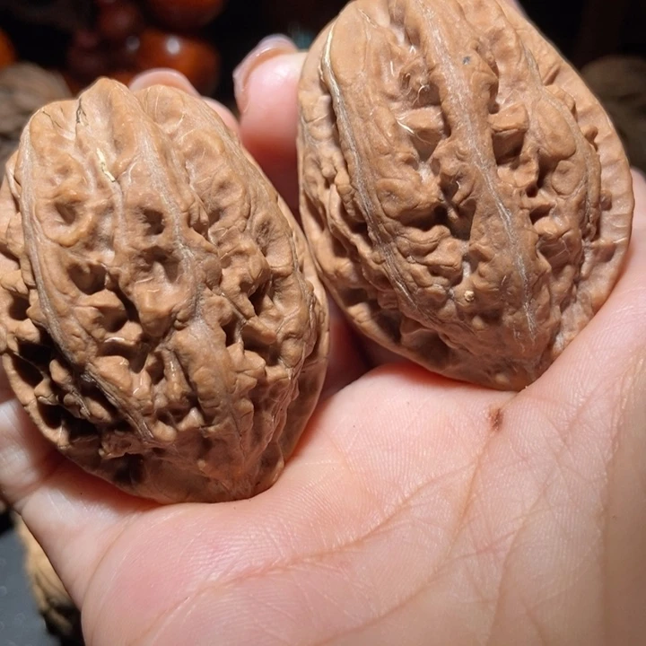 把件文玩核桃东北楸子小雪120