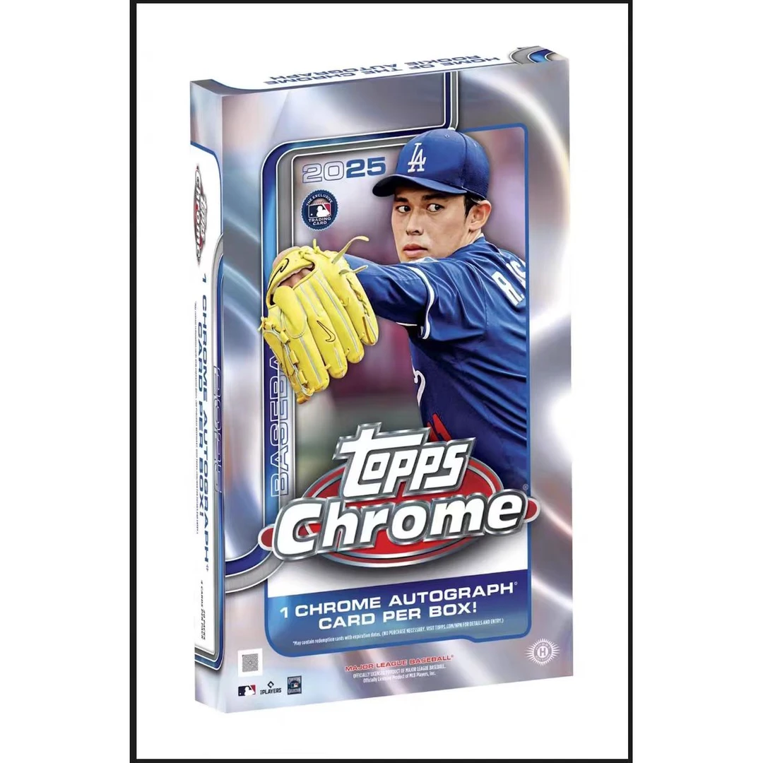 2025 Topps Chrome Baseball Hobby Box （默认代拆）
