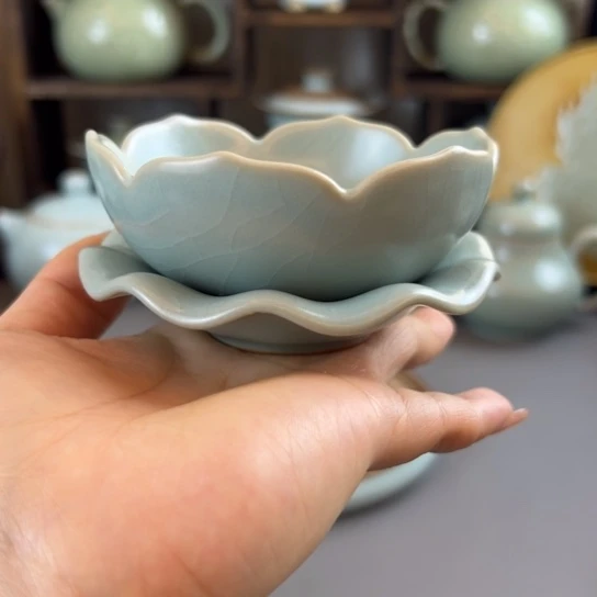 仿古莲花茶漏不带礼盒