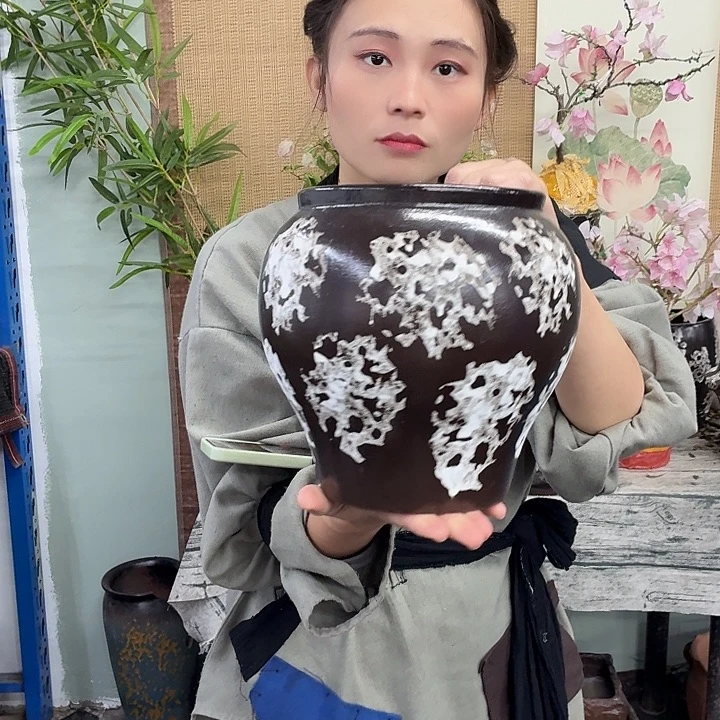 16+21 -粗陶花盆有孔