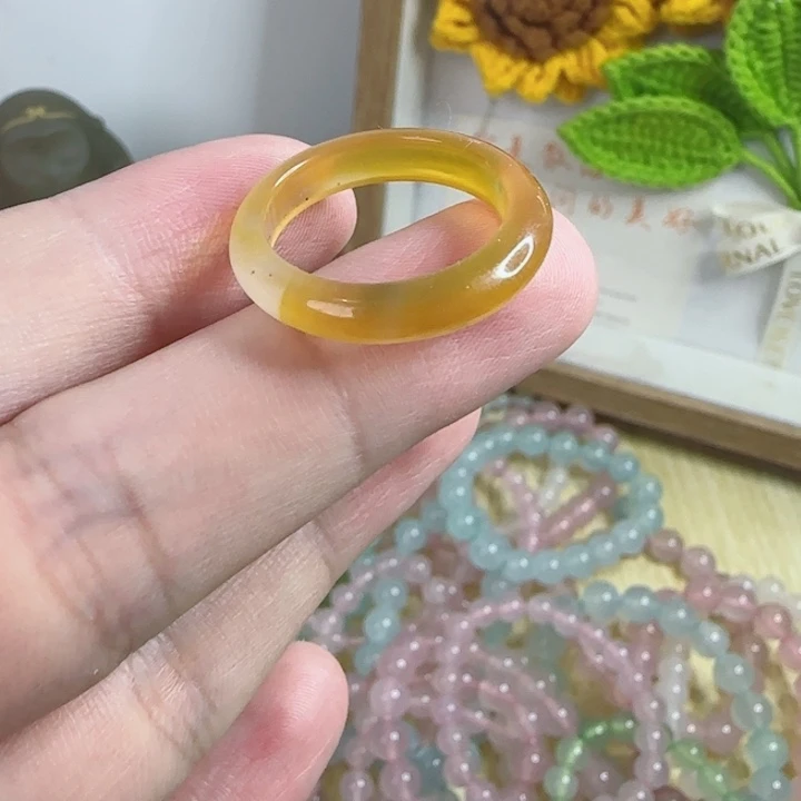 玛瑙/玉髓未镶嵌戒指