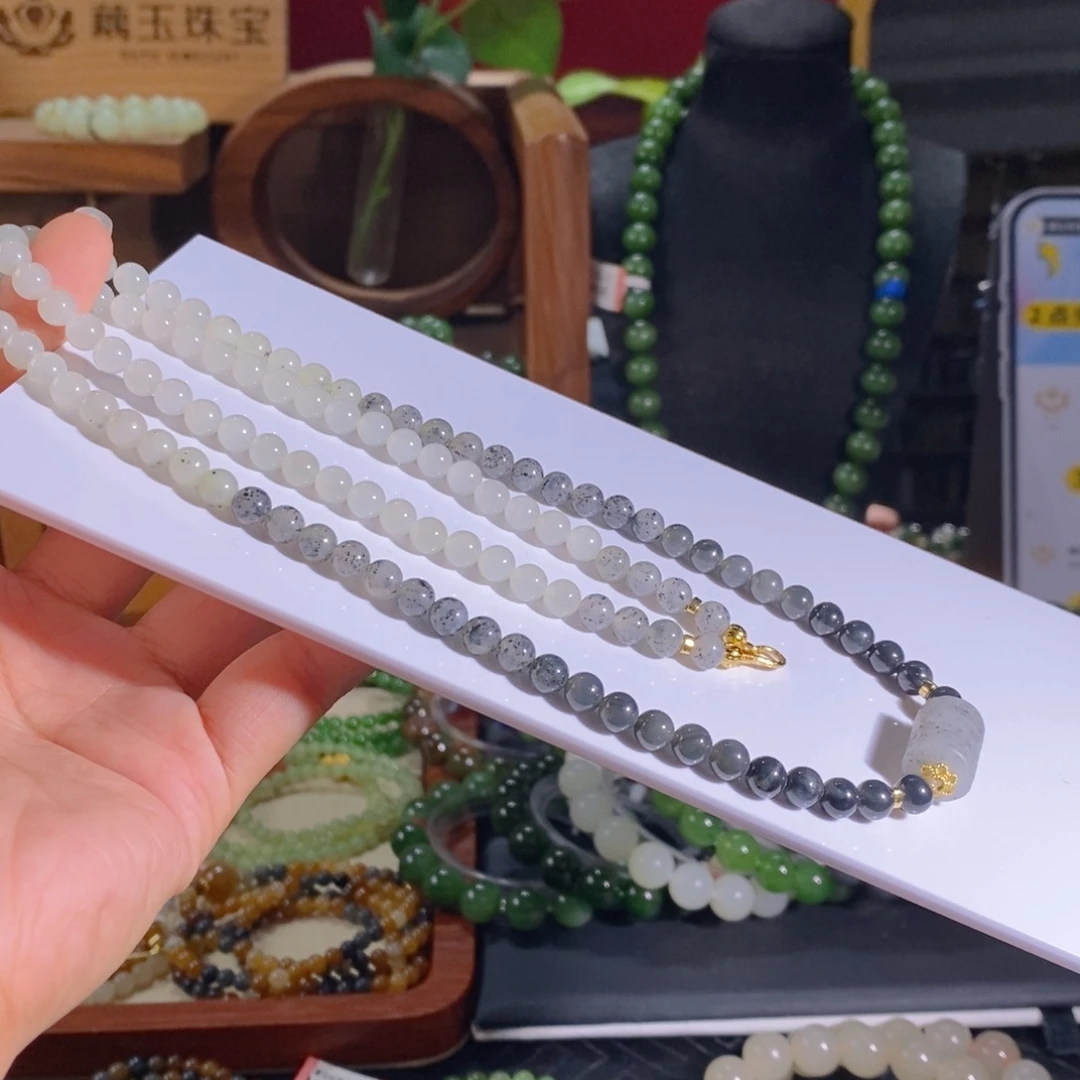 和田玉未镶嵌手链