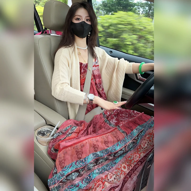 【Linda姐高端线】夏季新款时尚高贵百搭吊带裙连衣裙AS5LYH1837