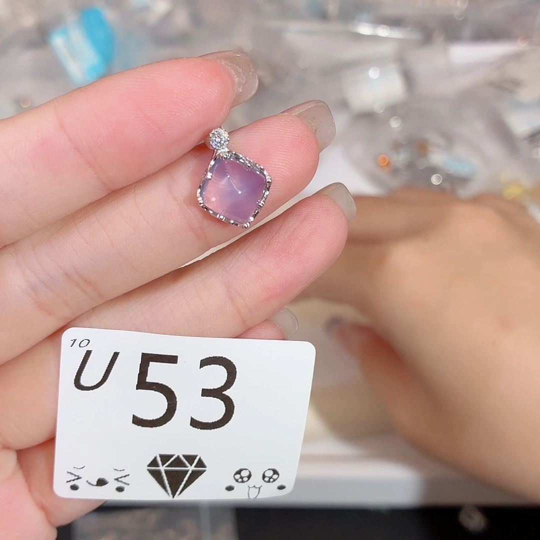 银S925镶嵌水晶珠宝半成品