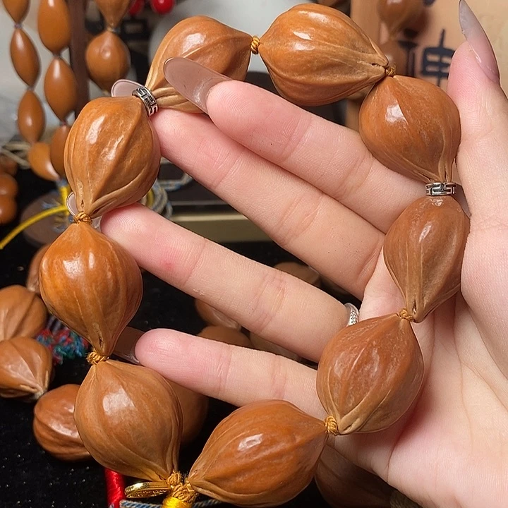 橄榄核手串/手链2.4蒜头手9