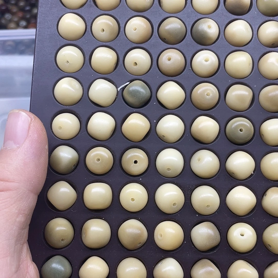 吊坠白玉菩提12糯米黄金桔柠檬桶120颗