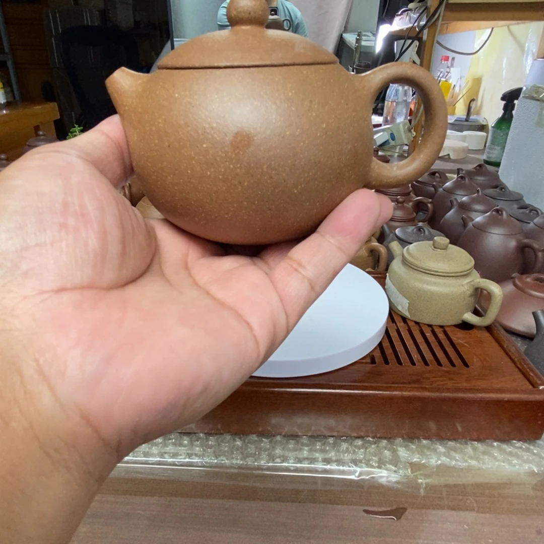 蓝***)紫砂茶壶青降西施壶180 CC