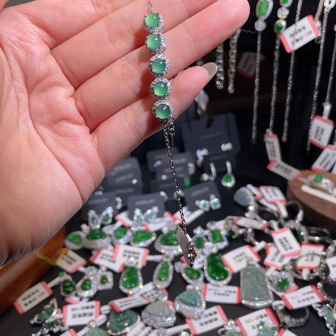 未镶嵌手链翡翠手链