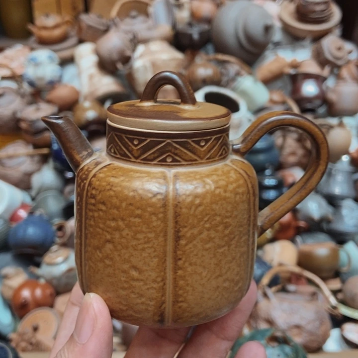 柴烧老岩泥高端茶器