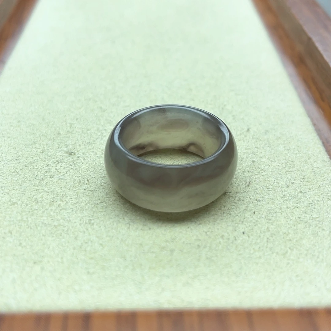 未镶嵌戒指和田玉103紫气东来11码