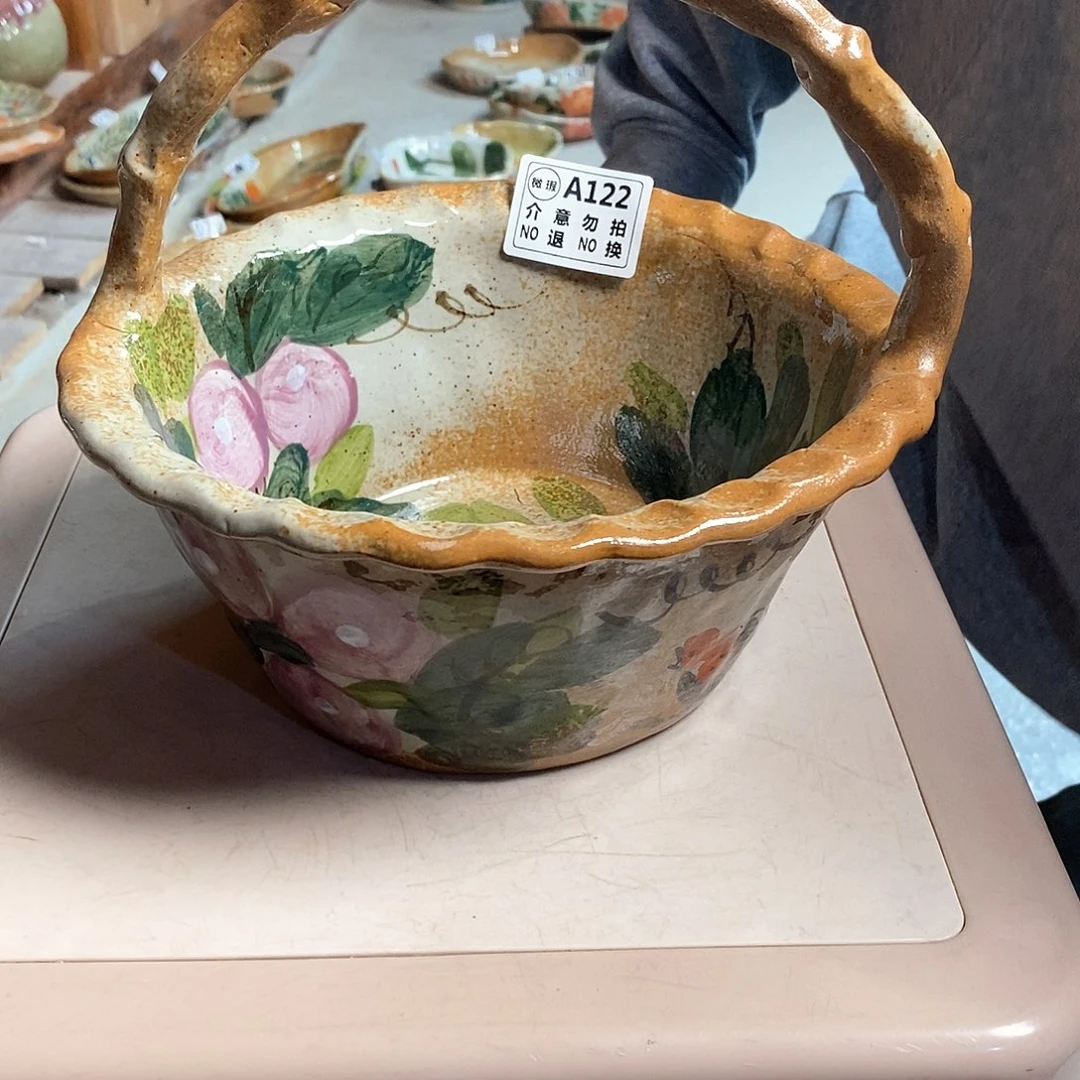 多***年碗瑕122 手工制作，手工手绘
