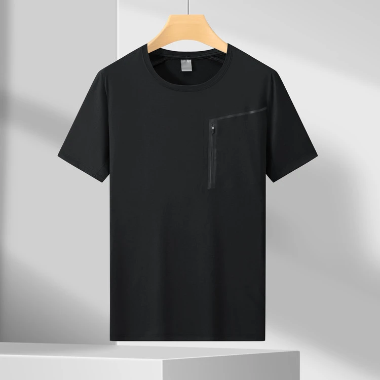 爆款男士短袖T恤男装2025年新款运动户外休闲