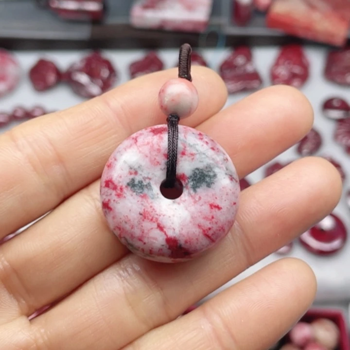 天然辰砂原石原切