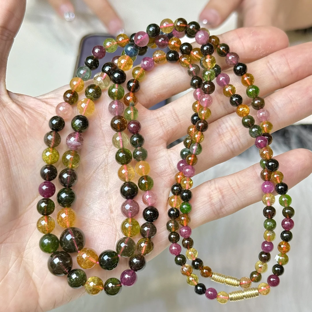 【YS2】碧玺塔链-约10*5mm（多样性发其一）-03059