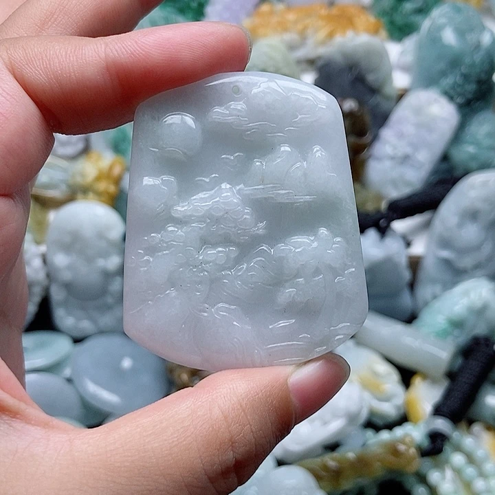 翡翠未镶嵌颈饰翡翠