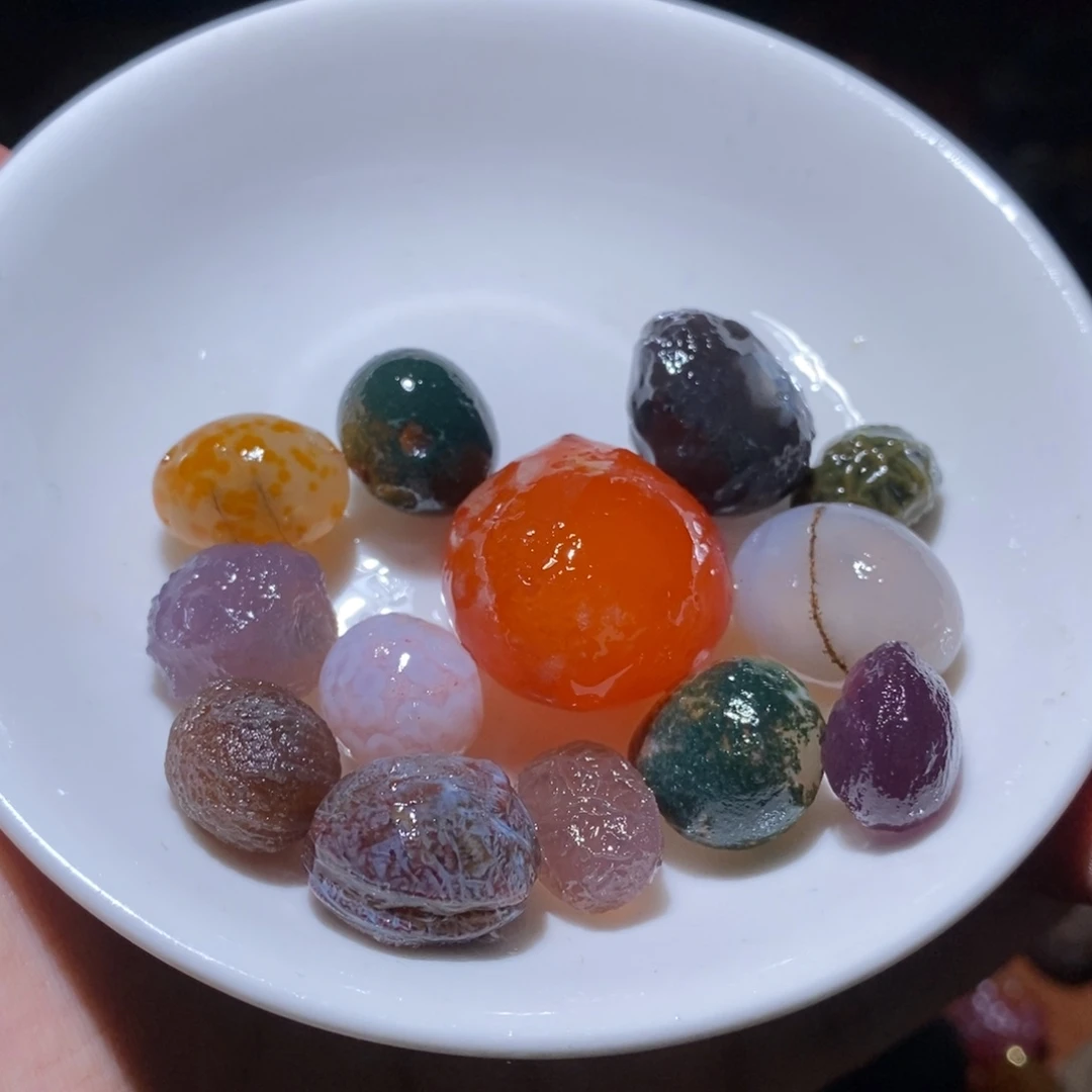 未镶嵌玛瑙/玉髓珠宝半成品
