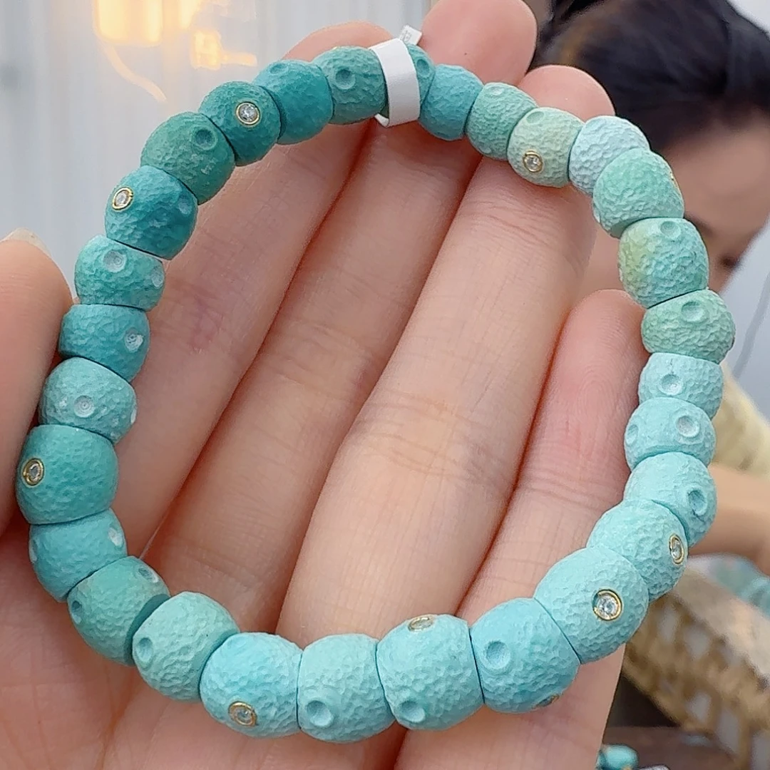 绿松石未镶嵌珠宝半成品
