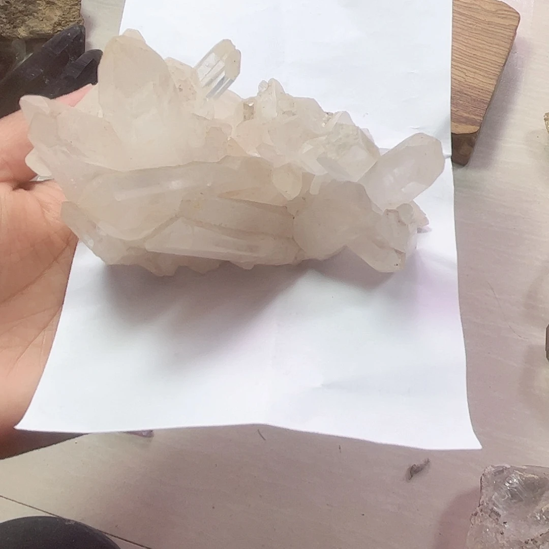 水晶天然水晶原石簇未镶嵌墨*溪