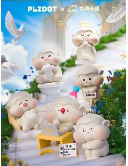 小桃猴公仔系列盲盒