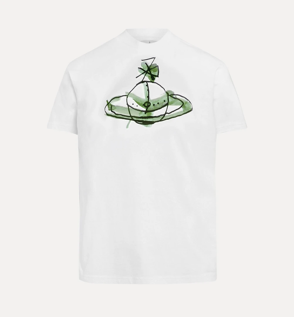 未使用 Vivienne Westwood/薇薇安·威斯特伍德 25SS印花短袖T恤