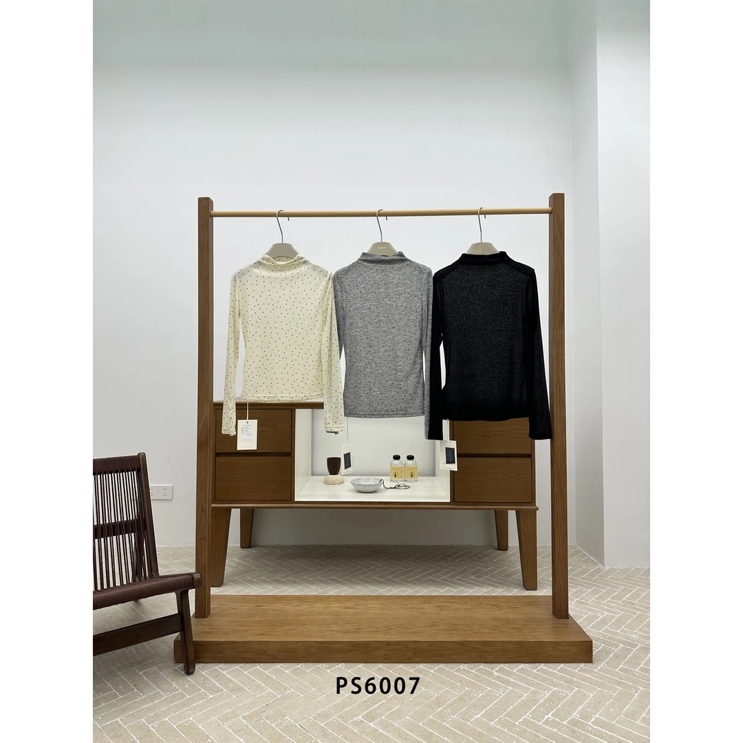 【冬上新】冬季波点针织长袖T百搭显瘦休闲打底衫 P569