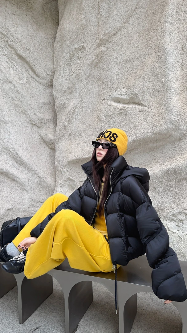 【MA暗夜精灵】冬季新款时尚巫师帽连帽加厚保暖短款039