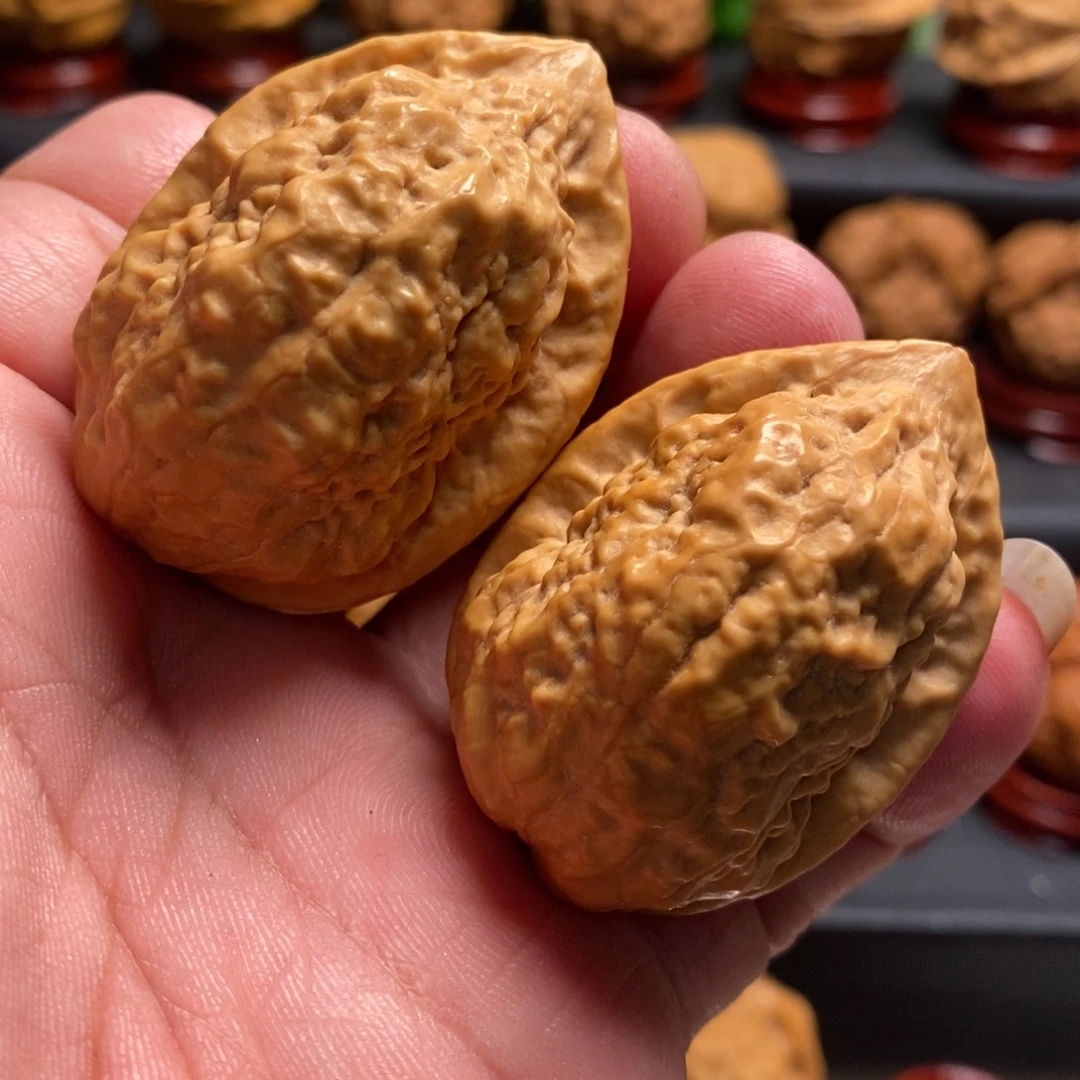 文玩核桃吊坠红莲圣火39尺