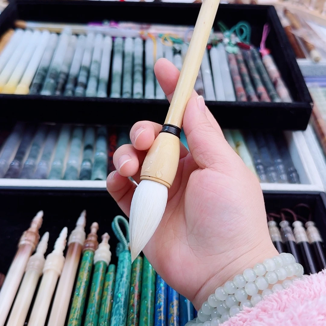 蒜头全峰颖纯羊毫➕黄杨木