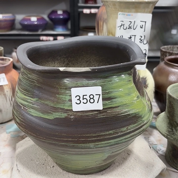 摆件瑕疵处理口磕碰，3587，有孔