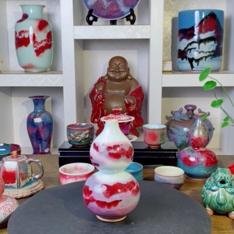 瓶禹州神后钧瓷原产地~