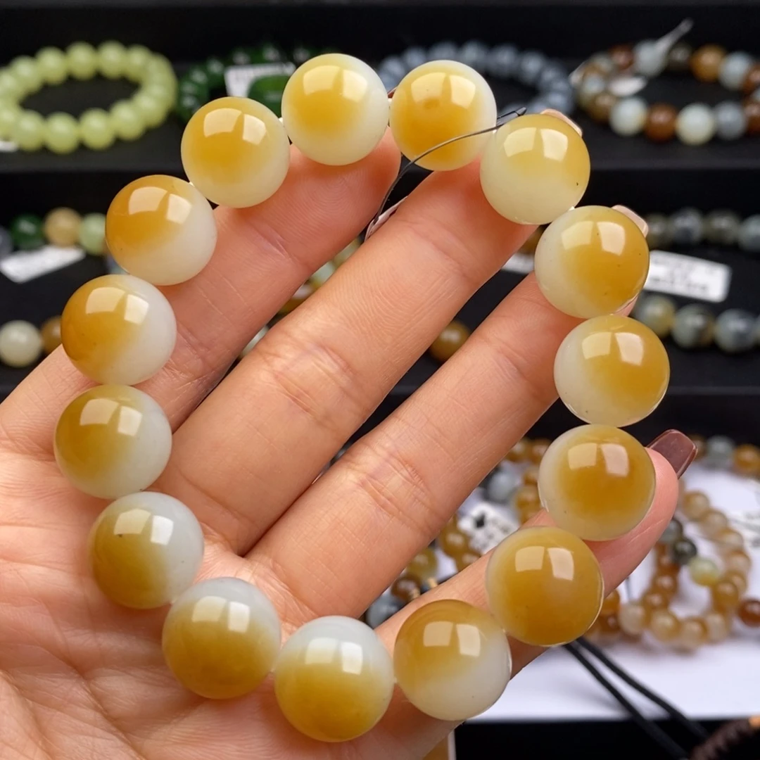 和田玉未镶嵌手串