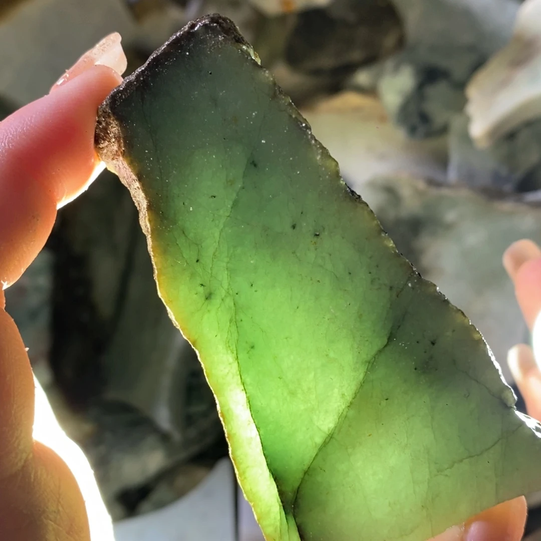 颈饰未镶嵌翡翠天然翡翠