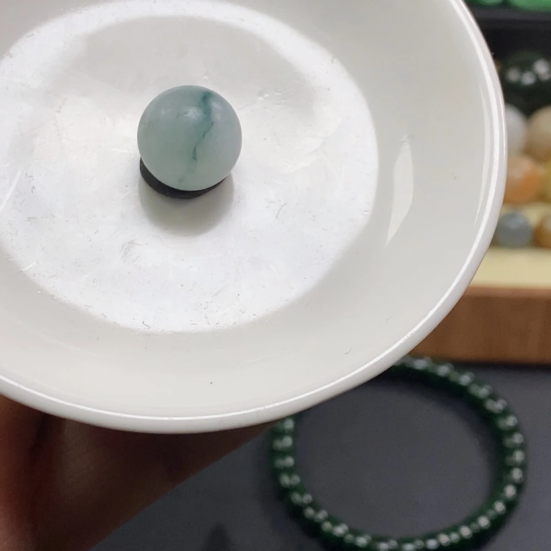 翡翠未镶嵌手串卡13