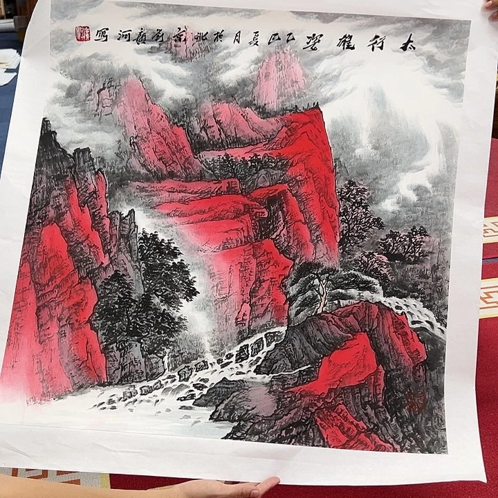 国画书画作品多次