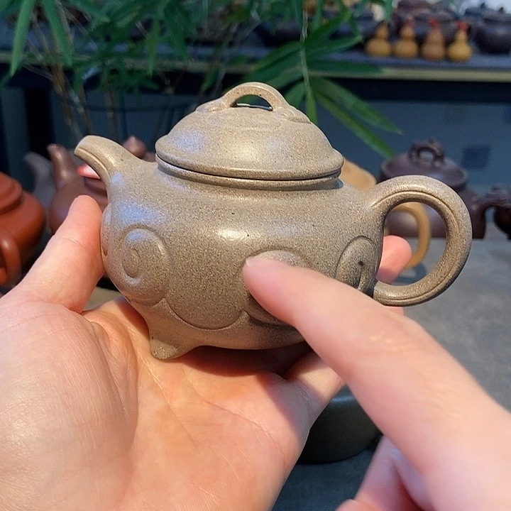 紫砂茶壶高温青段2222