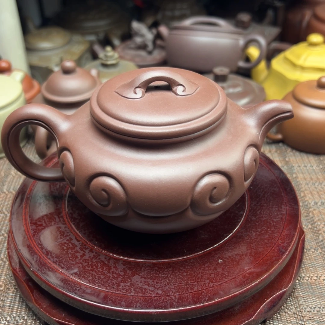 茶壶紫砂宜兴原矿紫砂壶300毫升容量