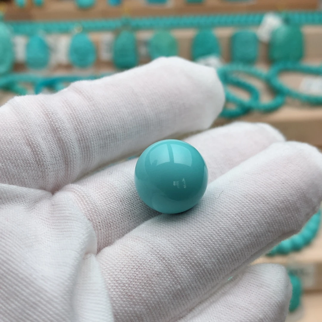 绿松石未镶嵌珠宝奇石15mm