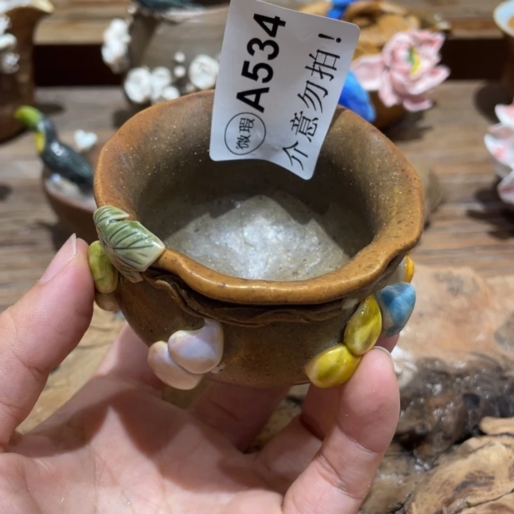 手工制作陶瓷茶具茶杯青蛙
