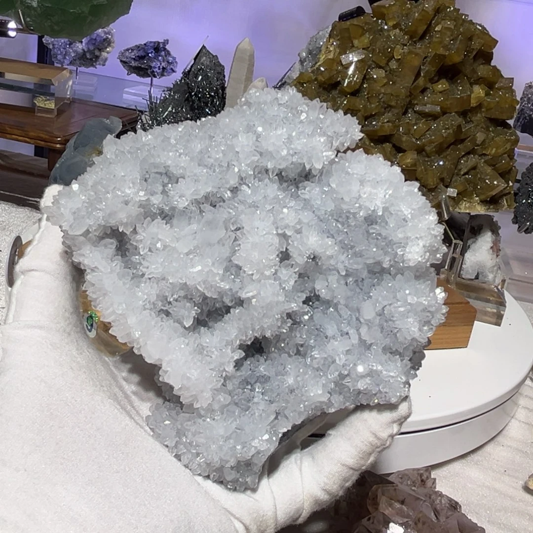 石材水晶摆件标本