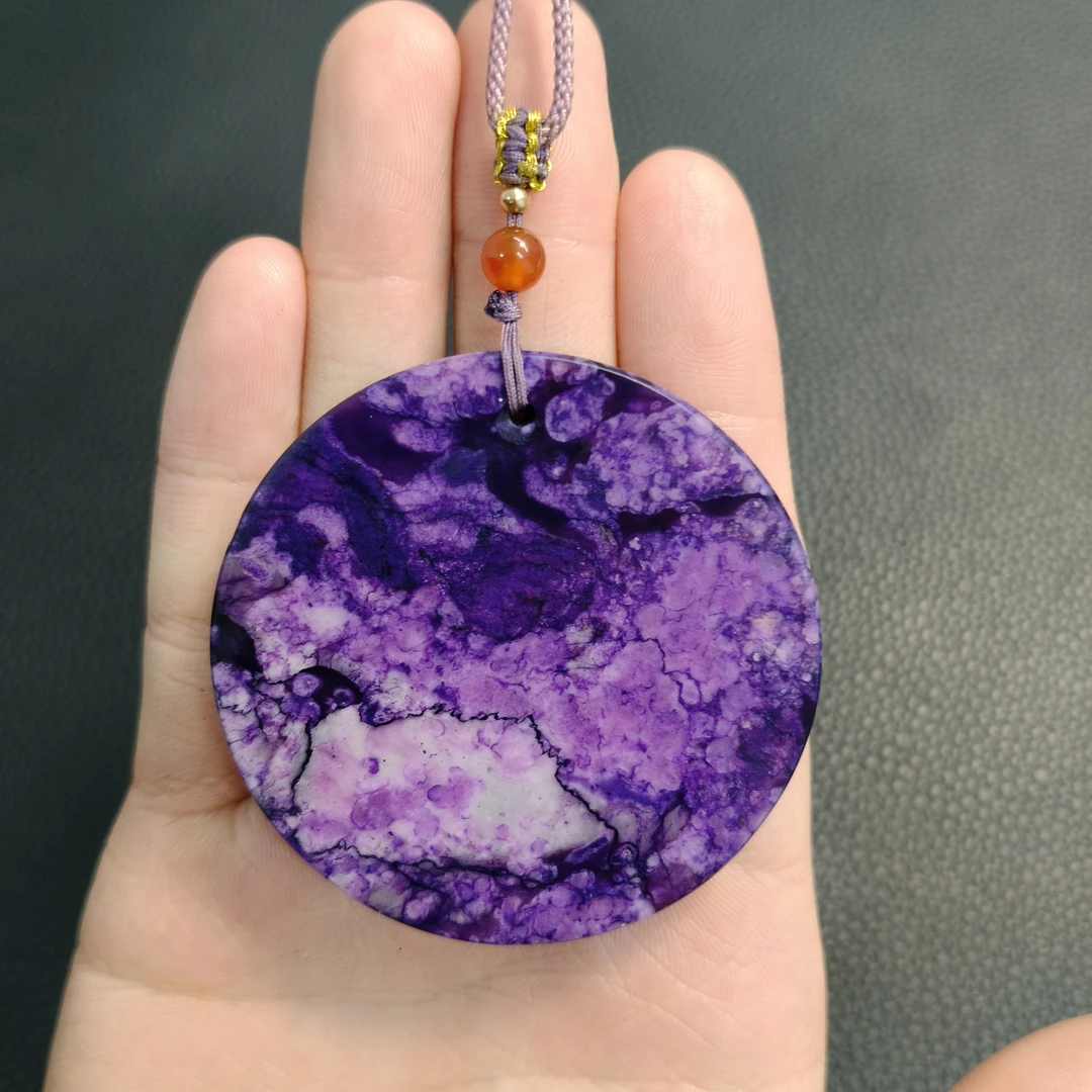 天然珠宝时尚百搭舒俱圆盘项链（多样性拍一发一）