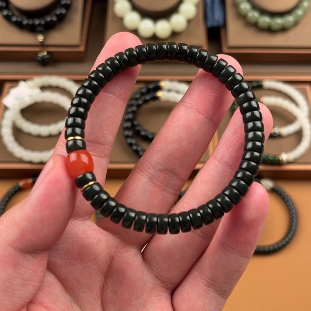 和田玉未镶嵌手链