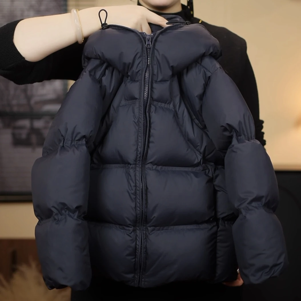 儿童韩版连帽棉服2025深冬季新款男女童保暖洋气加厚棉袄时尚棉衣