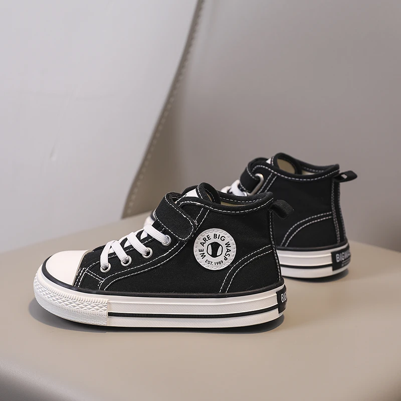 大黄蜂儿童帆布鞋秋季新款2025年软底防滑耐磨男童女童帆布鞋板鞋